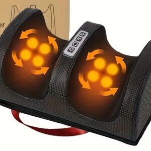 Black Shiatsu Foot Massager with Heat